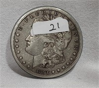 1890-CC Silver Dollar VG
