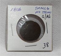 1806 Small 6 No Stems G/AG