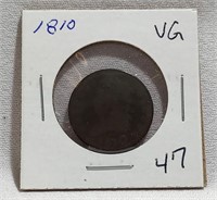 1810 Half Cent VG