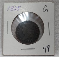 1825 Half Cent G