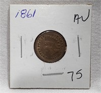 1861 Cent AU