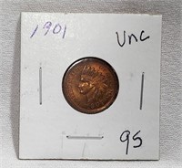 1901 Cent Unc.