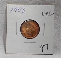 1903 Cent Unc.