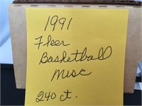 1991-92 FLEER BASKETBALL LOT OF 240