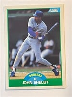 JOHN SHELBY 1989 SCORE CARD