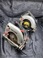 SKILSAW 7 1/4" SAWS MODEL 5375 AND 5150