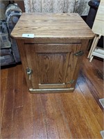 Oak Side Table/Cabinet