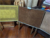 (3) Vintage TV Trays