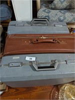 Vintage Hard Sided Suitcases