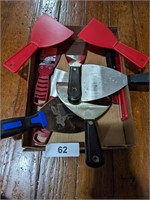 Assorted Scrapers & Putty Knives