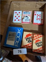 Vintage Pizza Hut Cards & Dice