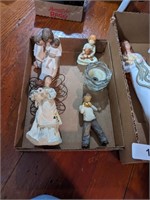 (2) Willow Tree Figurines & Other