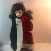 Beautiful Doll with cape see pics 164