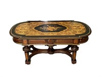 19th C. French Style Inlay Table