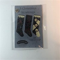 3 Christmas Stockings 16" see pic 189