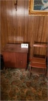 Antique Library Chair- Cabinet