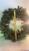 Huge Christmas wreath - pre lit