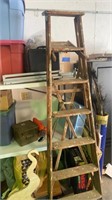 Vtg ladder - 7 ft