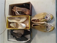 Minnetonka Moccasins and vintage shoes
