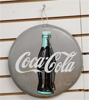 "Coca-Cola" Metal Button Sign
