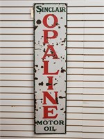 "Sinclair Opaline" Single-Sided Porcelain Sign