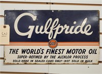 "Gulfpride" Single-Sided Tin Sign
