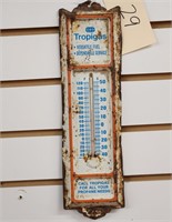 "Tropigas" Single-Sided Tin Thermometer