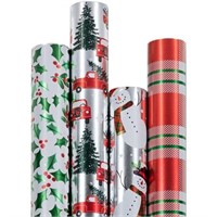 Jam Paper Santa Multi-color Premium Foil wrap