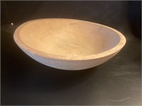13" Wide Wood Dough Bowl