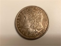 1890 P Morgan Silver Dollar,XF