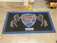 Wild West Boots Floor Advert  Mat,6 Foot by 40"