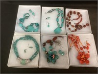 6 Sets of South Western Style Costume Jewelry