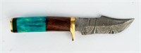 Knife Custom Handmade Damascus Skinner / Hunter