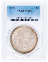 Coin 1879 Morgan Silver Dollar PCGS MS64