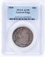 Coin 1836 Capped Bust Half Dollar PCGS AU50