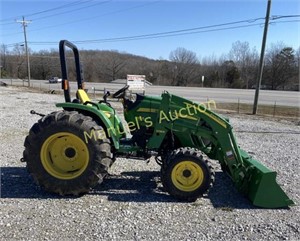 4105 JD TRACTOR W/BUCKET- @270 HRS- CRUISE CONTROL