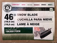 NIB 46" RIDING MOWER SNOW BLADE