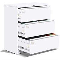 3 Drawer Lateral Metal File Cabinet
