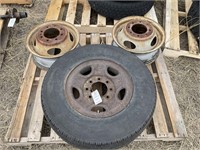 LT245/75R16 Tire and Rims