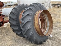 (2) GoodYear Tractor Tires 18.4/38 Tractor Duels