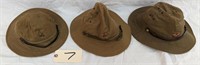 3 Soviet Tropical Hats