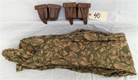 2 Mosin Ammo Pouches and Camo Jumpsuit
