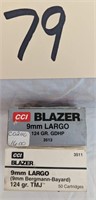 2x-9mm Largo Ammo