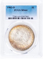Coin 1902-O Morgan Silver Dollar PCGS MS64