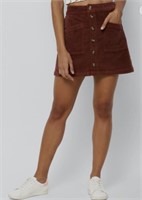 American Eagle High-Waisted Corduroy A-Line Skirt