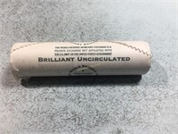 Roll labeled Brilliant Uncirculated nickels