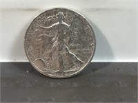 1942S Liberty walking half dollar
