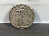 1945 Liberty walking half dollar