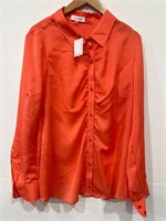 New($70)Women's CalvinKlein FullSleeveShirt Size L