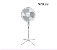 16 inch Stand Fan - White